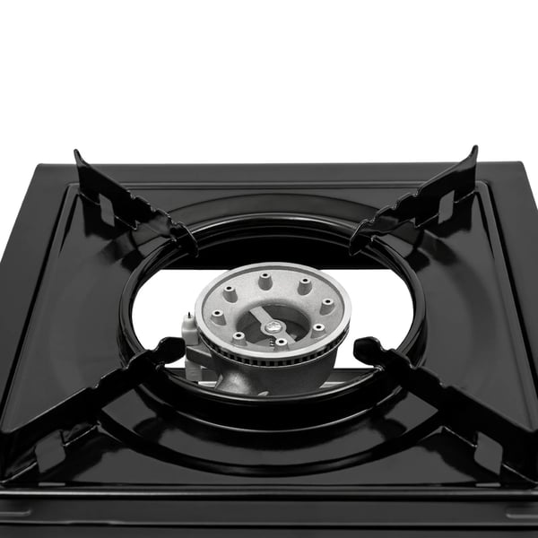 Retkikaasukeitin - Kannettava Butaani/Nestekaasu Kaasuliesi - 2500 W - 100 g/h - 34×26×8 cm - Metalli - Musta