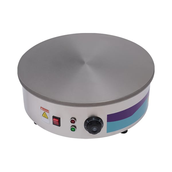 Crêpe Maker - SX-450P Pannkakspanna - 220 V - 45 cm - Professionell - Ljusgrå