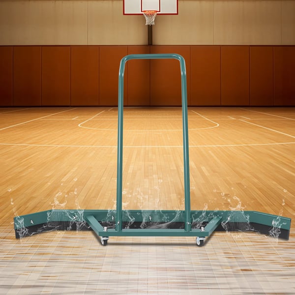 Tennisbaneskraber - Vandskraber med hjul - 150 x 97 cm - 2 hjul - Rustbestandig - Manuel