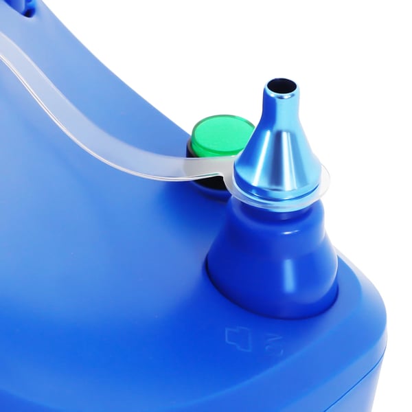 Ballonpumpe - Elektrisk oppuster - 600 W - Hurtig oppustning - Til balloner op til 81 cm - Festpynt Mors dag - Blå