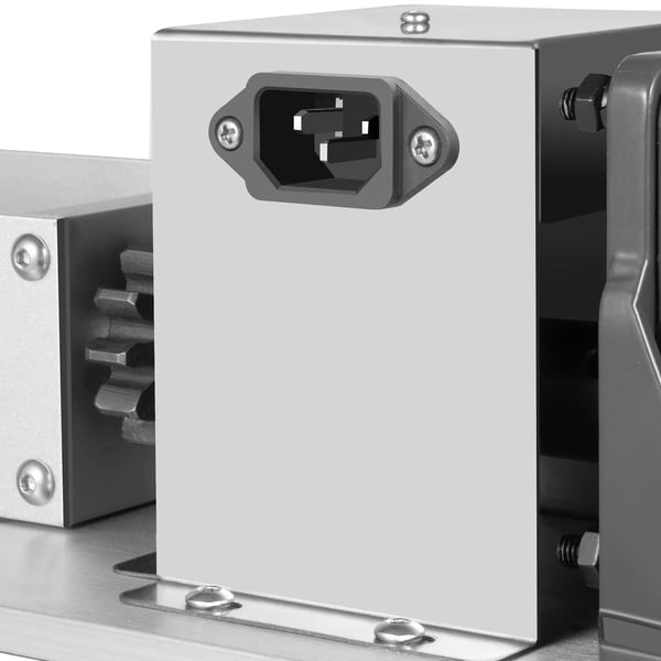 Elektrisk Kornkværn - Maltkværn/Kornknuser - 60 W - 75 o/min - 220 V - Justerbar Formaling - 4 Tragtdele - Sølv