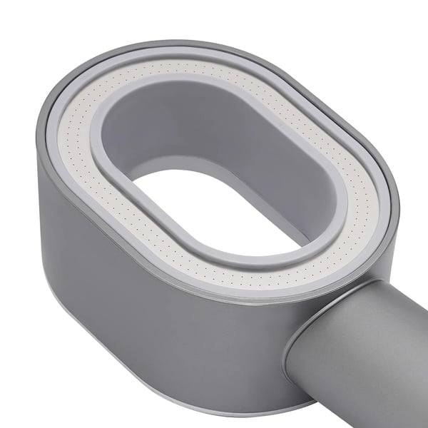 Duschhuvud - Handdusch - Massage - Justerbart Tryck - Filter - Svamphuvud - ABS-plast - Silver