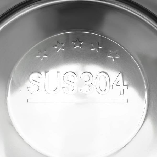 Termobeholder til mad - Rund termo-spand - 10 l - Metal - Isoleret til varmholdning - Lysegrå