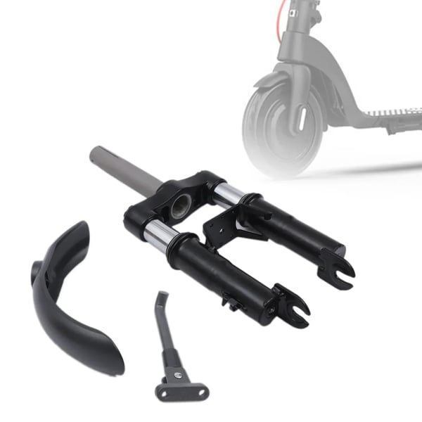 M365 Pro/Pro2 el-løbehjul - Forreste støddæmper/affjedring - Stål - 380×140×27 mm - ca. 1,7 kg - Sort