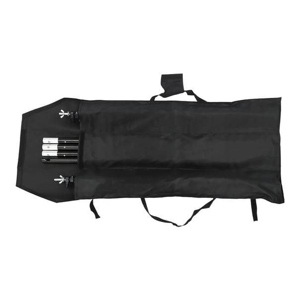 Fotobaggrund Stativ - Teleskopisk Baggrundssystem - Justerbar - 2,6 × 3 m - Spraymalet - Jern/Plast/Gummi - Sort
