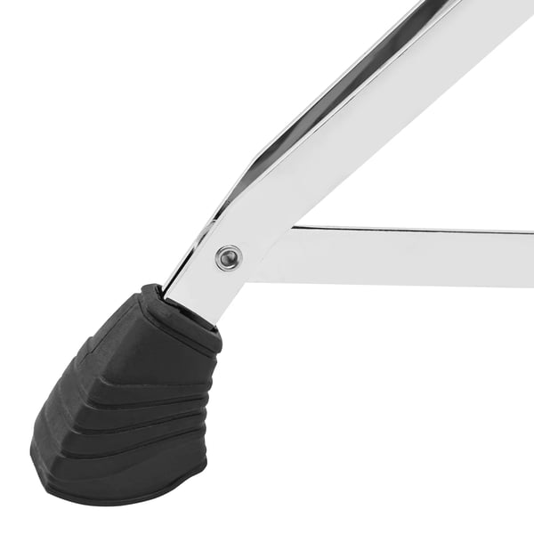 Trommestol - Drum Throne - Sammenklappelig - Højdejusterbar 45–68 cm - Polstret sæde - Max 100 kg - Metalramme - Sort
