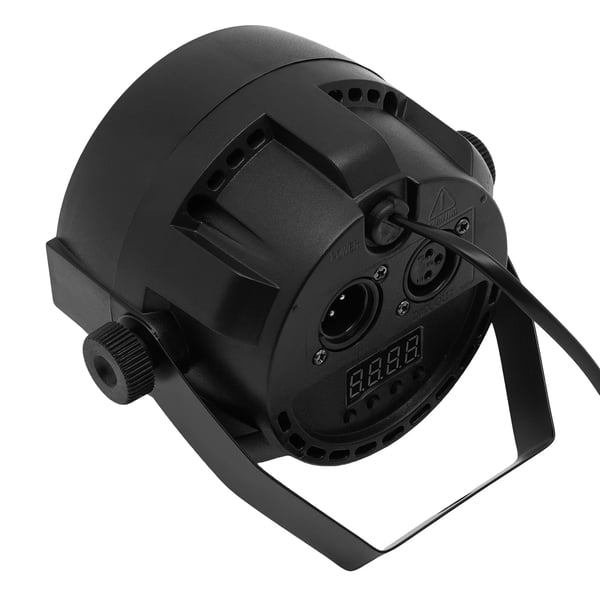 Par Light / Scenelys - Mini Par - 4-pak - Flere kontroltilstande - 90–240 V - 12 W - DMX 4/8-kanal - Sort