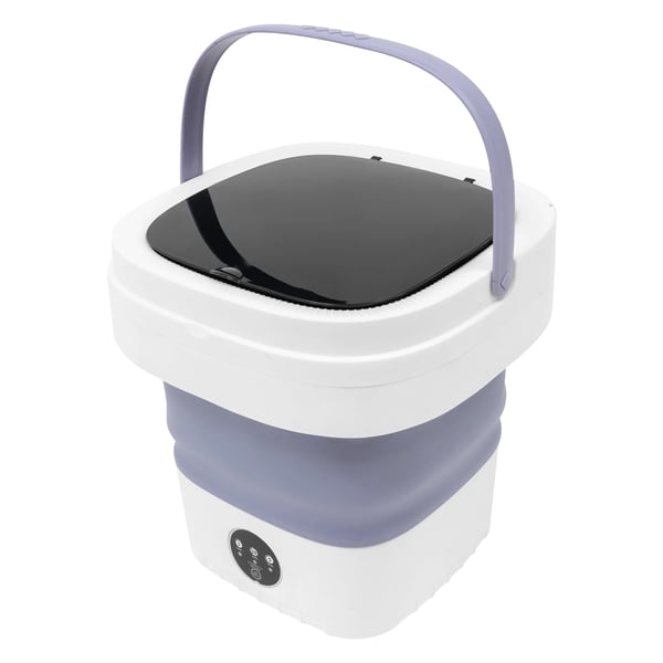 Transportabel Minivaskemaskine - X13 Foldbar Vaskemaskine - 12 L - 3 Programmer (3/5/10 Min) - 36 W - 30×30×33 cm - EU‑stik - Rød