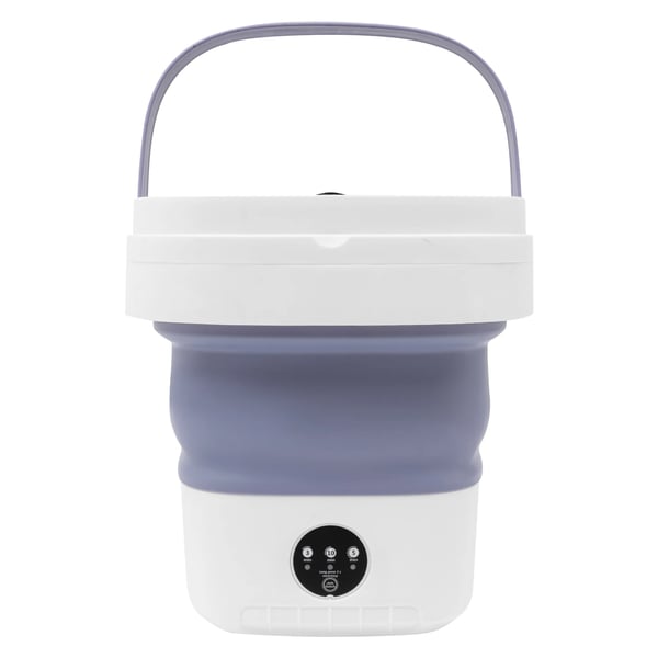 Transportabel Minivaskemaskine - X13 Foldbar Vaskemaskine - 12 L - 3 Programmer (3/5/10 Min) - 36 W - 30×30×33 cm - EU‑stik - Rød
