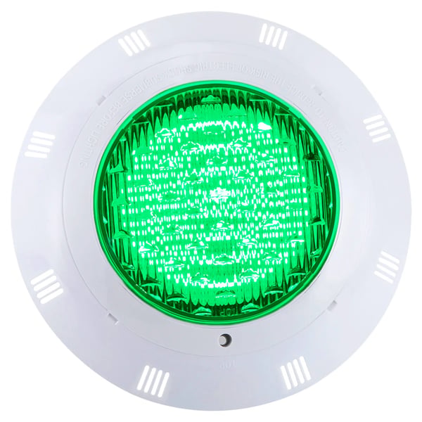 LED poollampe - Nedsænkelig - Spænding 12 V - Effekt 36 W 2500 lm 360 LED - Diameter 29,5 cm - IP68 Vandtæt - Kabel 1,5 m - Hvid