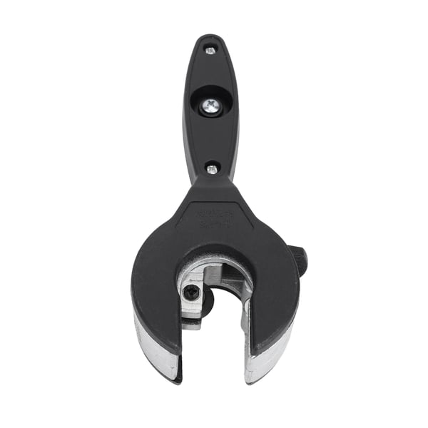 Rørskærer/tubeskærer - Skraldefunktion - Kapacitet 0,6–2,2 cm - Til PVC, kobber, jern, galvaniserede rør og plastslange - Sort