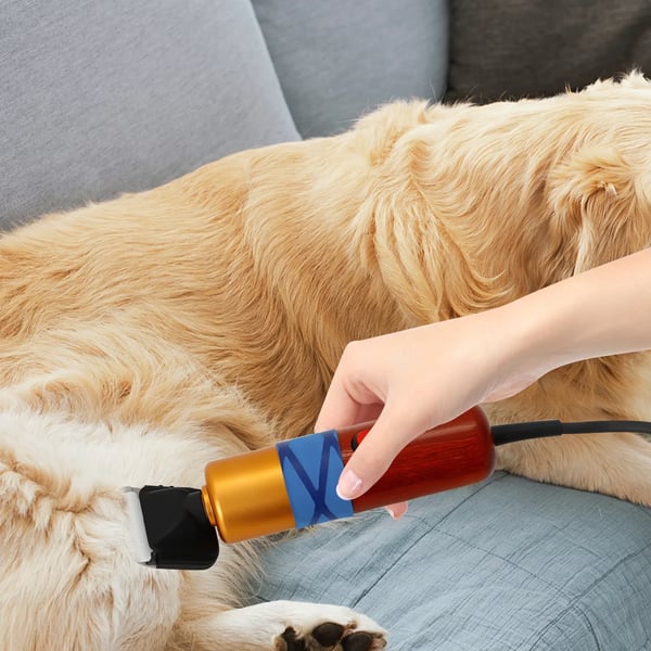 Elektrisk dyreklipper - Klippemaskine/Trimmer - 200 W - 100–240 V - Til får, ged, hund, kanin - Træ - Multifarvet