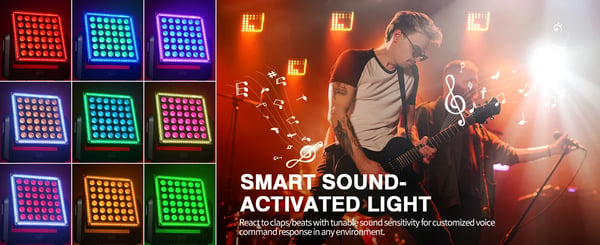 Moving Head Wash-lys - 200W RGBW - DMX512 9/19/110 kanaler - 36×10W + 96×0,2W LED - Auto/Lyd/Master-Slave - Til scene & DJ - Flerfarvet