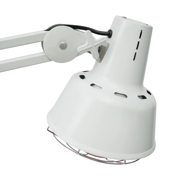 Infrarød lampe - Rødt lys terapilampe - 275 W - Justerbar temperatur - Timer - Smertelindring - Hvid