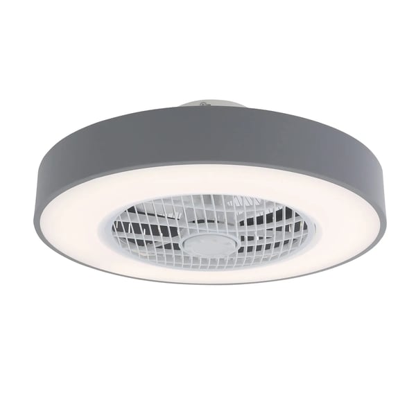 Loftventilator med LED-lys - Indendørs Model - Fjernbetjening - Tre Farvetemperaturer - LED Inkluderet - AC-Drift - Selvmontering - Hvid
