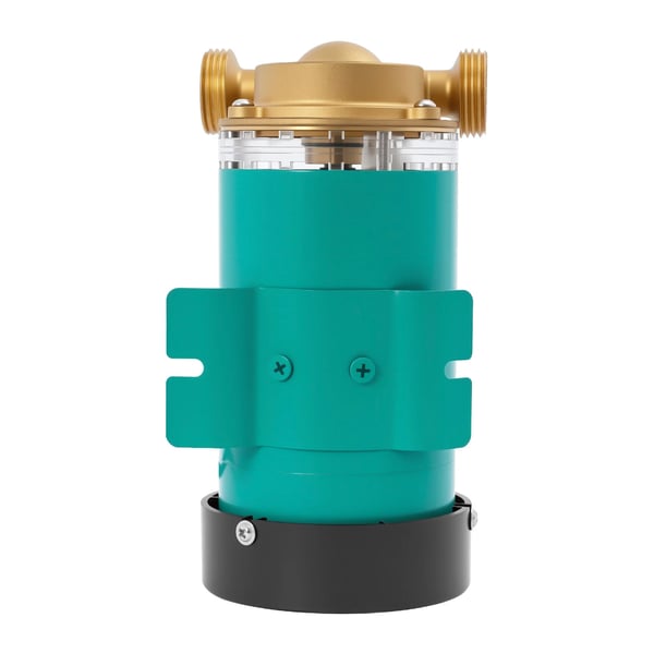 Trykforøgerpumpe til vand - Cirkulationspumpe - 120 W - 220 V EU-stik - Varmt & Koldt Vand - Automatisk Flowkontakt - Til Hjem & Bruser - Sort