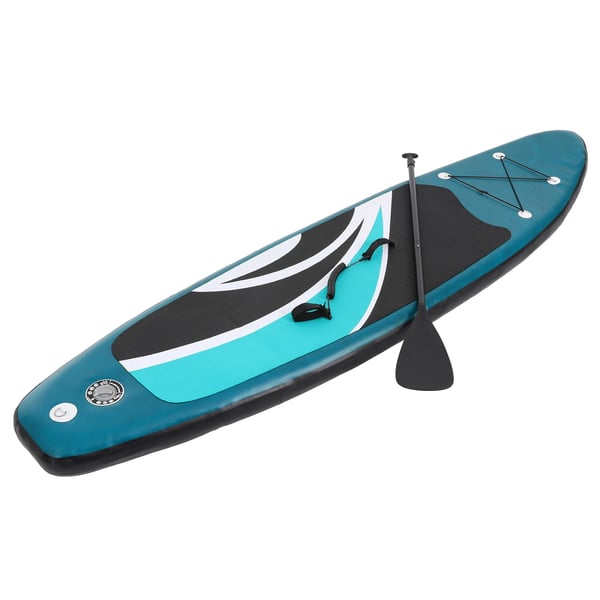 Ilmatäytteinen SUP-setti - SUP-lauta Paddle Board - 305×76×10 cm - Liukumaton Kansi - 150 kg Kantavuus - 12–15 PSI - Pumppu, Mela, Evä - Keltainen