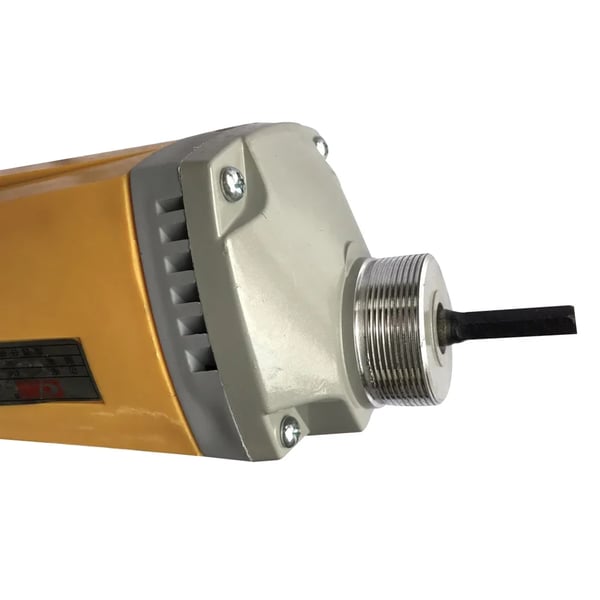 Betonvibrator - Håndholdt Elektrisk - 800 W - 220 V 50 Hz - Nålediameter 35 mm - Aksel 100 cm - Korrosionsbestandig - Æggegul (Egg Yellow)