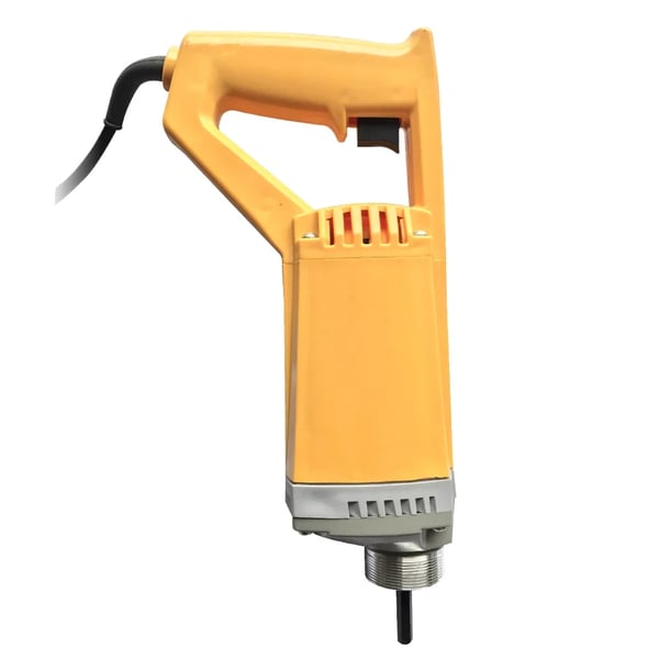 Betonvibrator - Håndholdt Elektrisk - 800 W - 220 V 50 Hz - Nålediameter 35 mm - Aksel 100 cm - Korrosionsbestandig - Æggegul (Egg Yellow)