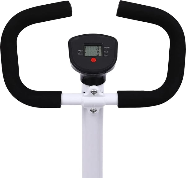 Fitness Stepperi - Portaidenkiipeilylaite & Stepperi - Käsikahvoilla - Korkeussäädettävä - Ilman Vastuskuminauhoja - Musta
