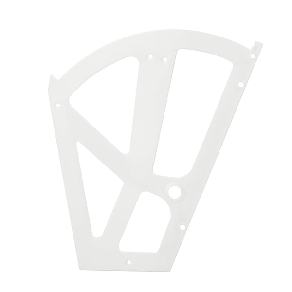 Skabshængsler til garderobe - SDA08-W - 2-pak - Til skoskab - Plast - 23×25 cm - Hvid