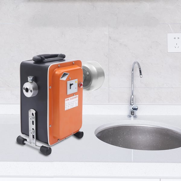 Viemärinavauskone - Sähköinen - 750 W - Puhdas kuparimoottori - 400 r/min - 50 Hz - Kotiin ja ammattikäyttöön - Suklaanruskea