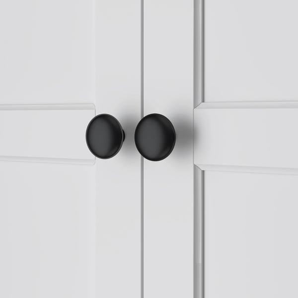 Badrumsskåp över toaletten - Fristående skåp - 2 Dörrar - Justerbar Hylla - Öppet Fack - Modern Design - 70x20x175 cm - Vit