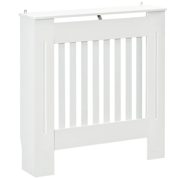 Elementskydd - MDF - Med hylla - Modern design - 78×19×81 cm - Vit