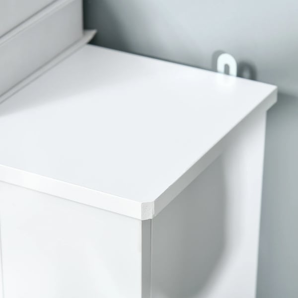 Elementskydd - MDF - Med hylla - Modern design - 78×19×81 cm - Vit