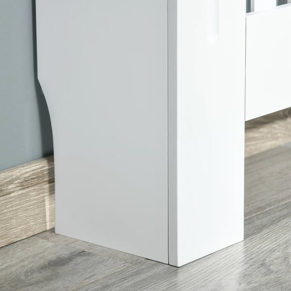 Elementskydd - MDF - Med hylla - Modern design - 78×19×81 cm - Vit