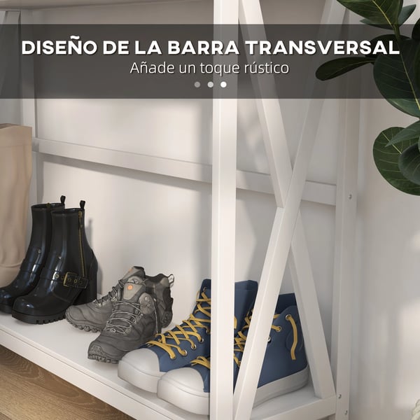 Konsolbord - Hallbord - 1 Låda - 1 Hylla - Trä - 100×30×81 cm - Rektangulärt - Modern Minimalistisk Stil - Vit