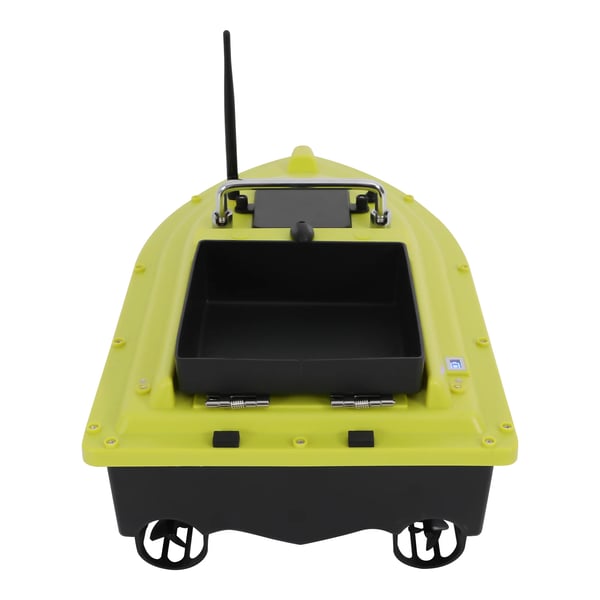 D36B Agnbåd - Fjernstyret bait boat - 500 m rækkevidde - EU-stik - Til floder & søer - Lysegrøn