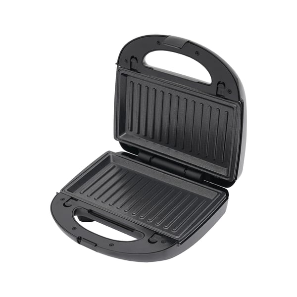 Multifunktionel morgenmadsmaskine - 8‑i‑1 Toastmaskine, Vaffeljern, Donutmaskine - 8 Forme - 750 W - EU‑stik - Sort