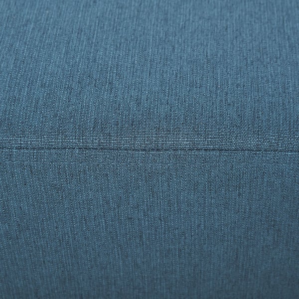 Fotpall & sittpuff - Låg ottoman - Tyg, vadderad sits, träram, 40×30×24 cm, enkel montering, modern stil - Mörkblå