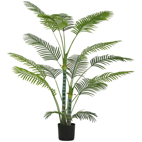 Konstgjord palm - Golvväxt - 170 cm - Med kruka - Inomhus - Plast - Grön
