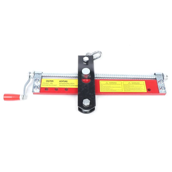 Motorlastudligner - Balancestang til motorhejs - 900 kg Kapacitet - Justerbar Med Håndsving - Stålplade - 45×26,5×28,5 cm