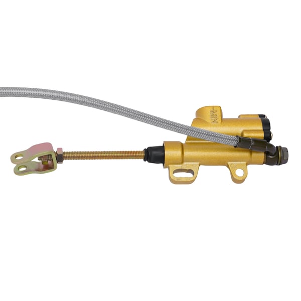 Hydraulisk bremsekit til motocross/dirtbike - Bageste skivebremse med bremsekaliber - Til 4‑takt 49–125 cc - Høj ydeevne - Jævn bremsning