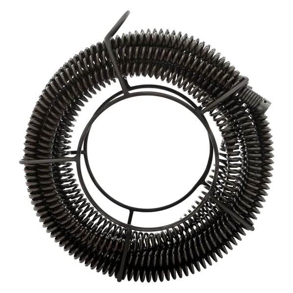 Putken puhdistuskierukka sarja - Kaapeli Viemärinavaajaan - Ø22 mm - Pituus 14 m - Putkille 50–200 mm - Jousikierukka
