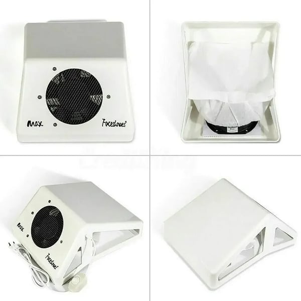 Neglestøvsuger - Bordmodel - 80W - 220V - Til Manicure & Neglesalon - Uden UV/LED