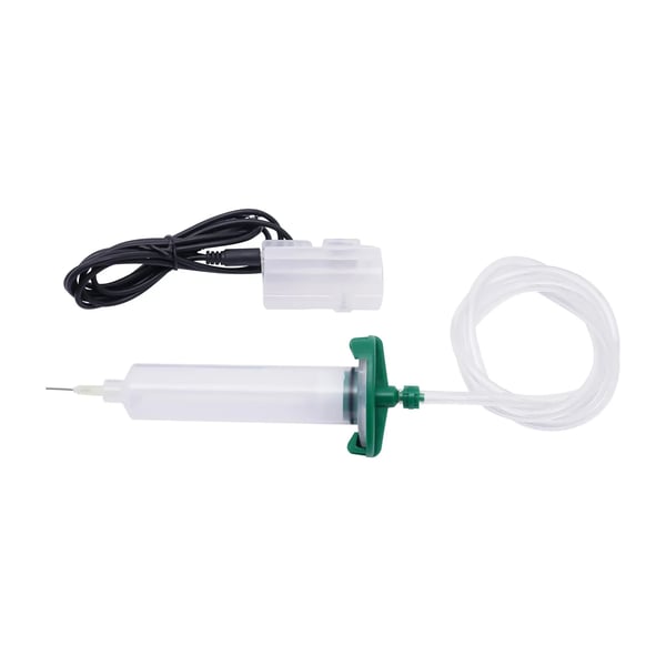 Limdispenser 982 - Halvautomatisk maskine - Loddepasta-dispenser og controller - Præcisionsdosering - Plast - Sort
