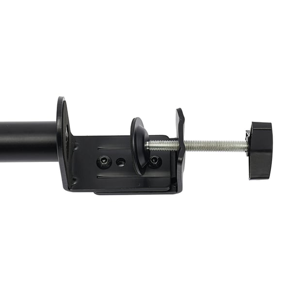 Skærmholder - Bordbeslag til 4 skærme - 25–51 cm skærme - Højde 0–40 cm - Vipning ±90° - Rotation 360° - 9 kg/arm - Sort