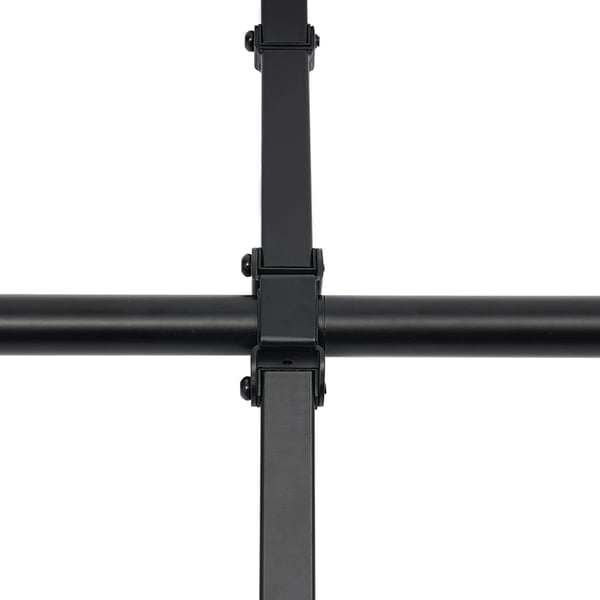 Skærmholder - Bordbeslag til 4 skærme - 25–51 cm skærme - Højde 0–40 cm - Vipning ±90° - Rotation 360° - 9 kg/arm - Sort