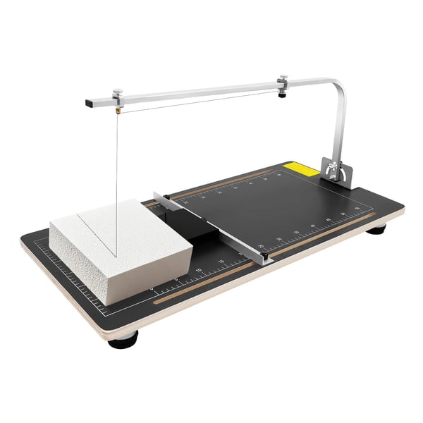 Hotwire skumskærer - Skærebord - Bord 38×78 cm - Temperatur 50–300 °C - Skærebredde 55 cm - Skærehøjde 20 cm - 24 W - EU-stik