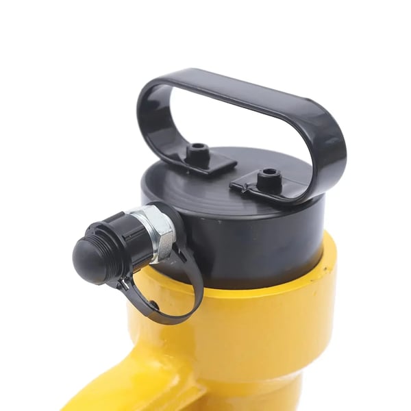 Hydraulisk hulstanse - CH-60 - Trykkraft 31 Ton - Til Plade/Metal - Jern, Aluminium, Kobber, Rustfrit Stål - Gul