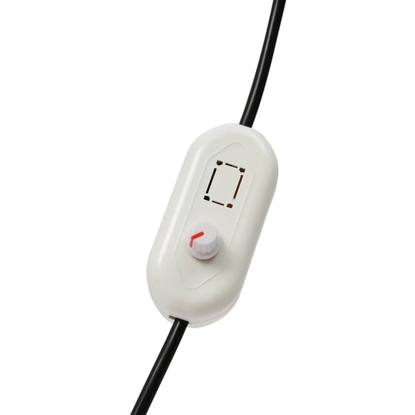 Infrarød lampe - Varmelampe til rødt lys terapi - 275 W - EU-stik - Hvid