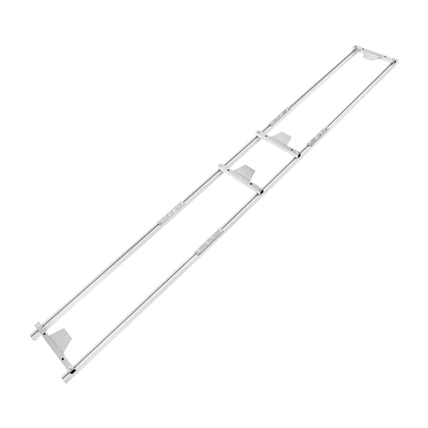 Kædesavssavværk - Styreskinne - 270 cm Længde - Aluminiumlegering - Justerbar - Glat føring - Sølv