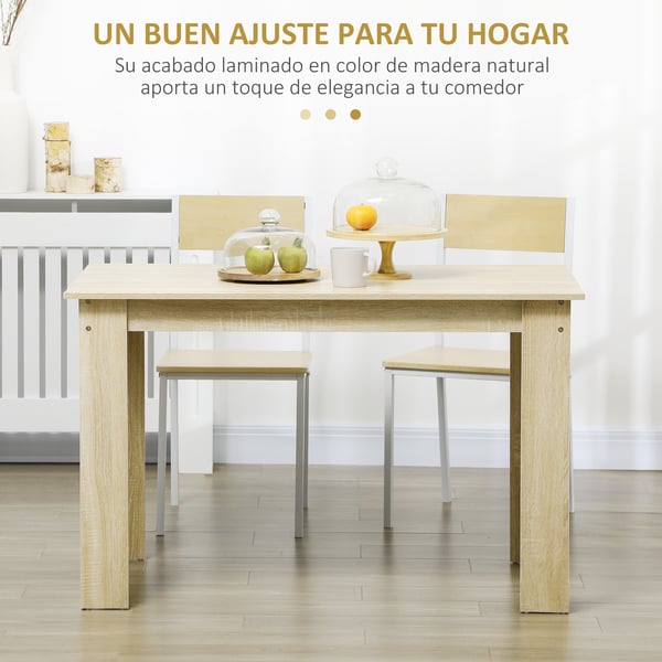 Matbord - Rektangulärt köksbord - För 4–6 personer - Modern stil - 120×69×75 cm - Monteras själv - Mörk khaki