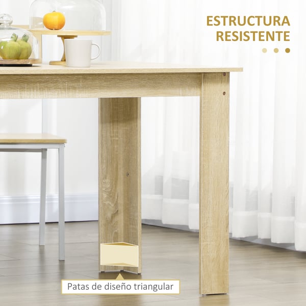 Matbord - Rektangulärt köksbord - För 4–6 personer - Modern stil - 120×69×75 cm - Monteras själv - Mörk khaki