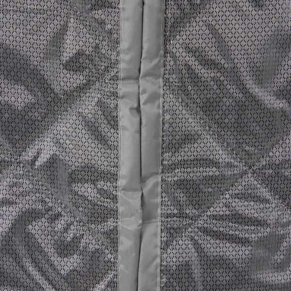 Magnetisk termoisoleret dørgardin - Isoleringsforhæng - 85×205 cm, PVC-plast, Montering i dørkarm, Året rundt - Grå