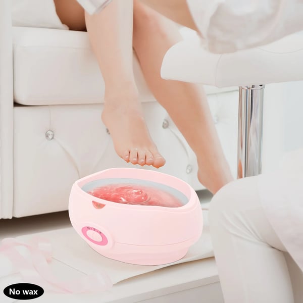 Paraffinbad - Vaxmaskin för händer och fötter - 4,6 L stor kapacitet - För torr hud - Hem & salong - Nätdriven - ABS & aluminium - Rosa